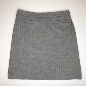 Talbots Gray Knee Length Skirt Size 10P